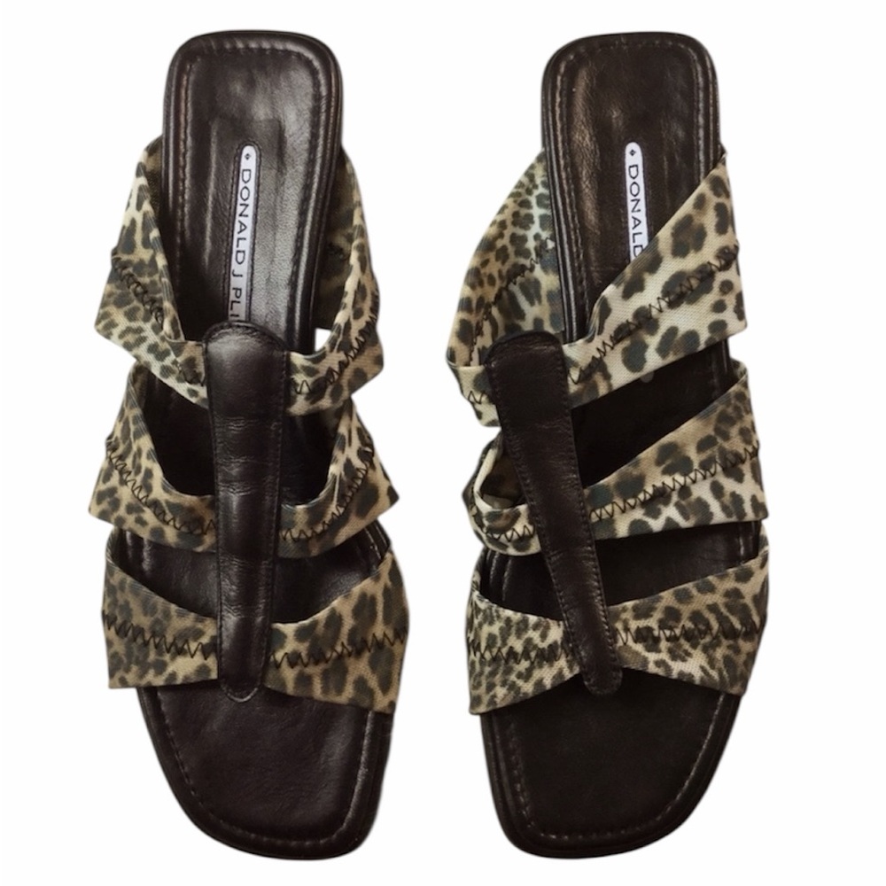 Donald Pliner Domino Leopard Heels